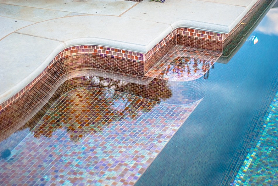 13 Unique Mosaic Pool Designs, Pool Tile Mosaic Designs